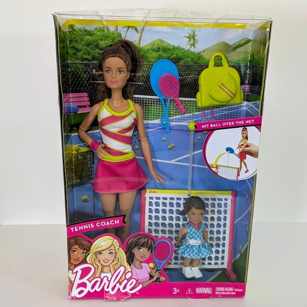 NEW Barbie Careers Tennis Coach Playset - You Can Be Anything